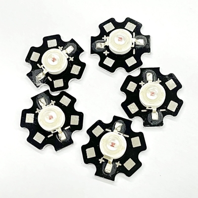 Star Board Convesso 1W 3000K 3200K Con Pad 3.1-3.3v High Power SMD LED Caldo Bianco Emittente Colore