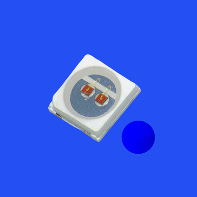 SMD3030 3.0x3.0mm Colore blu 460-470nm 1-2LM 120deg Lenti trasparenti ad acqua PCT Bracket LED Chip