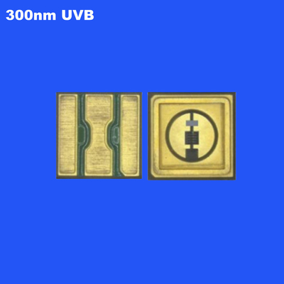 UVB 0.6W 3535 SMD LED Diodo 300nm Alta potenza radiante 120° Diodi di fotocuraggio per la cura della colla