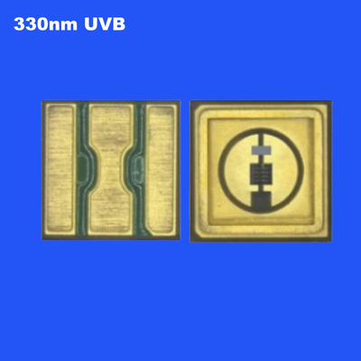 0.6W UVB 330nm 3535 SMD LED sigillamento ceramico alta potenza radiante acqua chiara lente 120deg per la sterilizzazione